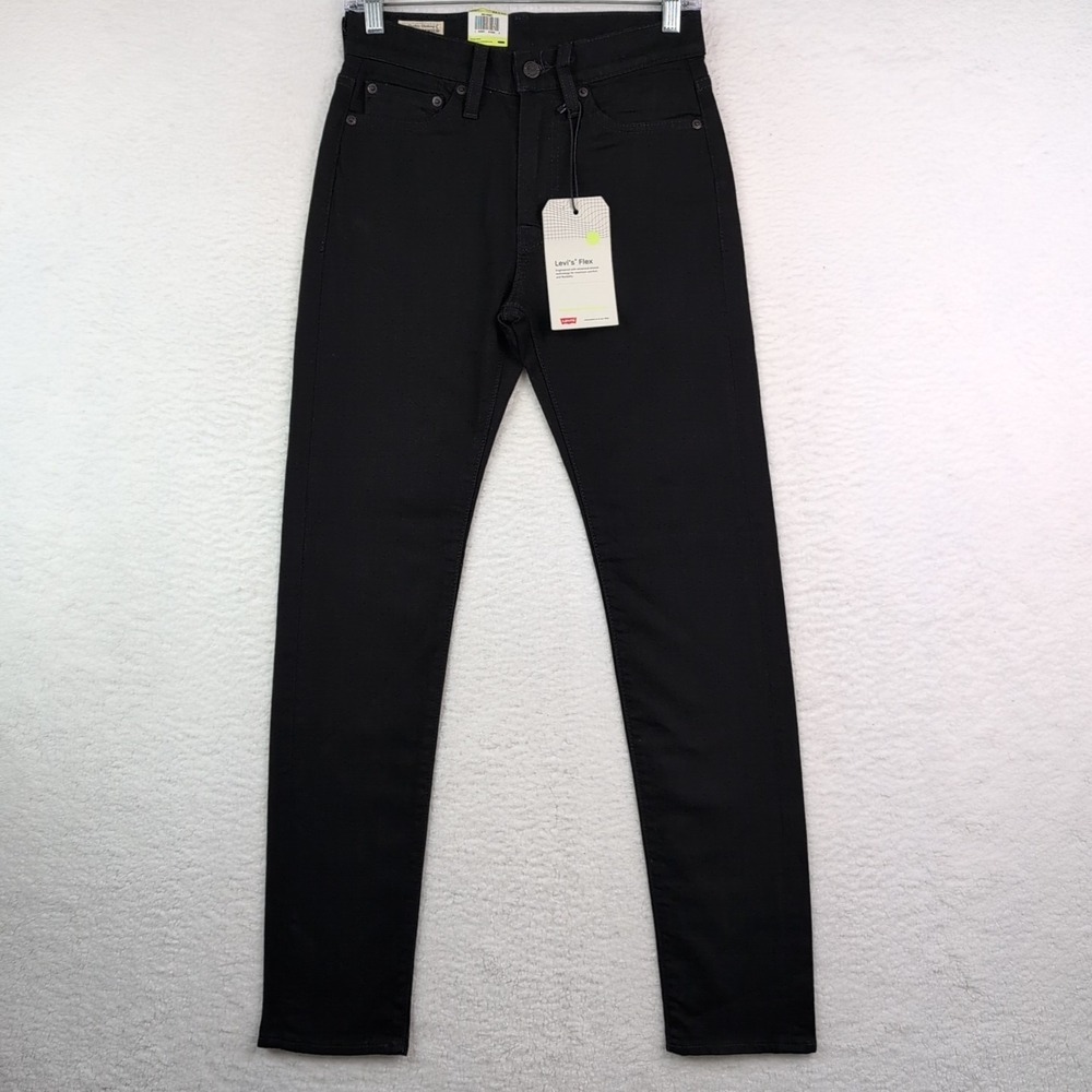 NWT Levi's Premium‎ 510 Skinny Jeans Men's 28x32 Black Flex Stretch